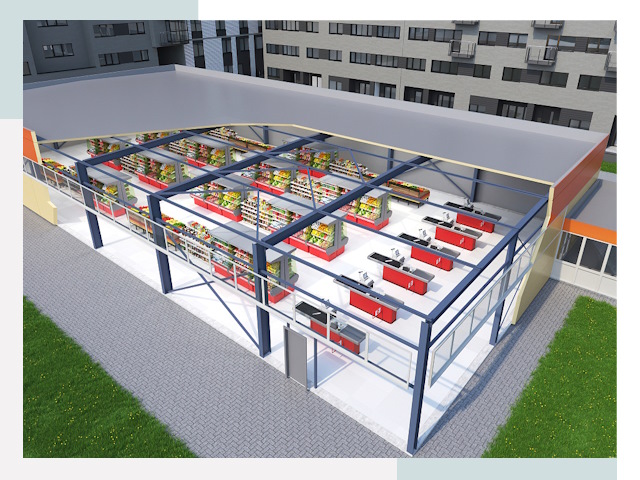 Строительство магазинов в Нефтекамск от 616 руб. за м²