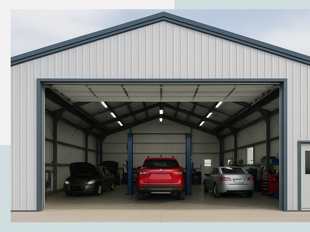 Ангары из сэндвич панелей от 616 руб. в Нефтекамск