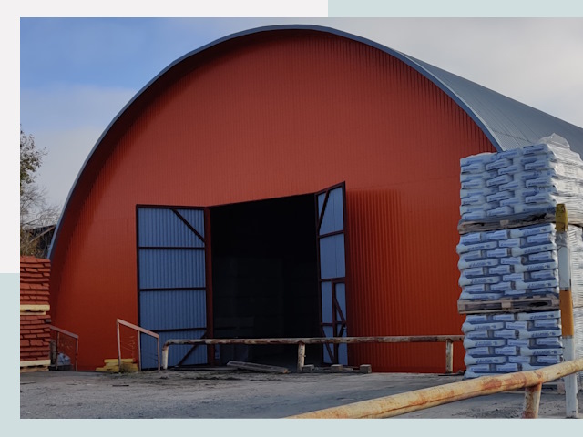 Полукруглые ангары по цене от 616 руб. в Нефтекамск