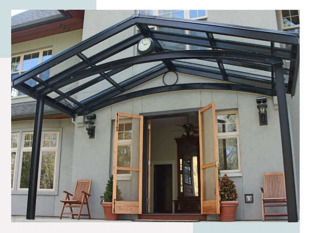 Козырьки металлические в Нефтекамске