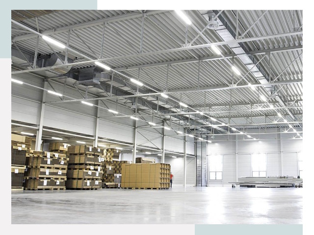 Освещение ангаров в Нефтекамске