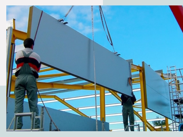 Монтаж сэндвич-панелей в Нефтекамске от 616 руб.