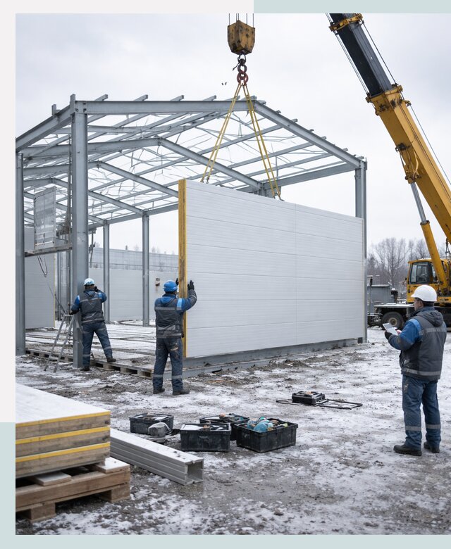 Строительство холодильных складов под ключ в Нефтекамске