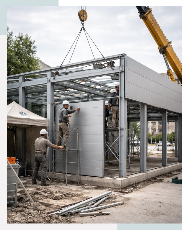 СтальСтрой-Нтк: торговый павильон под ключ в Нефтекамске от 35938 р.